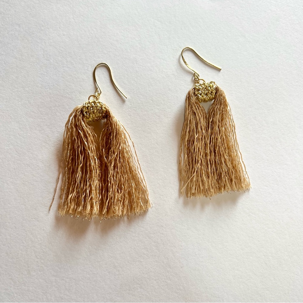 Woven tassel Earrings